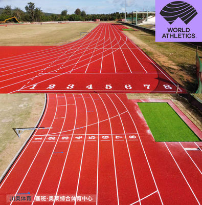 IAAF 승인 고성능 합성 EPDM 고무 달리기 트랙 운동장 운동장 운동 센터 훈련 센터 스포츠 복합체 스포츠 클럽