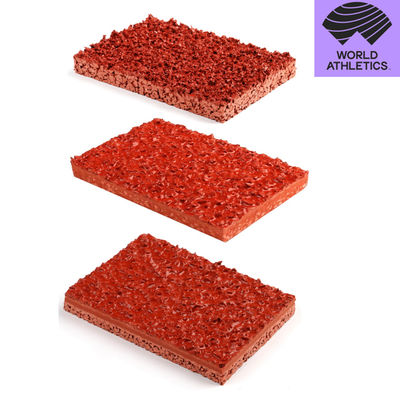 스포츠 재활 센터 / 엘리트 운동 선수 훈련 시설을 위한 프로페셔널 등급 Wet Pour 고무 Granules Rubber Track System
