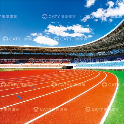 10년 단속 유색 EPDM 고무 달리기 트랙 재료 스포츠 트랙 설치와 함께 SBE 고무 잔자