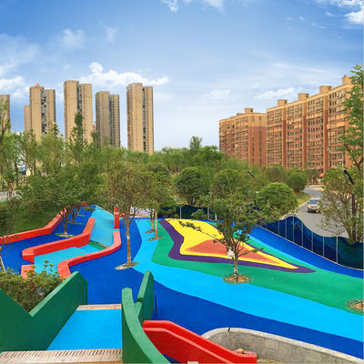 SGS 인증 비독성 놀이터 안전 바닥 EPDM 스포츠 바닥 색상 EPDM 곡물 바닥