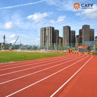 모든 날씨에 적용되는 ASTM 인증 달리기 트랙 내구성 EPDM 고무 표면
