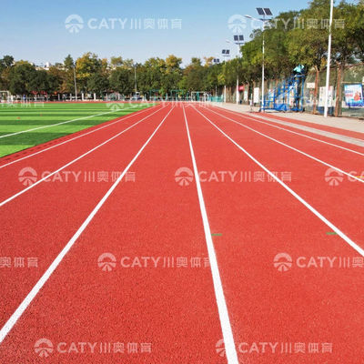 복합 스포츠 표면을위한 재활용 고무 반 제조 달리기 트랙 샌드위치 시스템