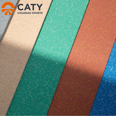 상업용 바닥용 10mm 두께의 고무 롤의 환경 친화적 인 70% EPDM 및 30% SBR 곡물