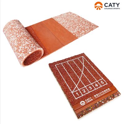 시간 절감 반 제조 된 달리기 트랙 설치, 낮은 유지 보수와 함께 다 스포츠 표면