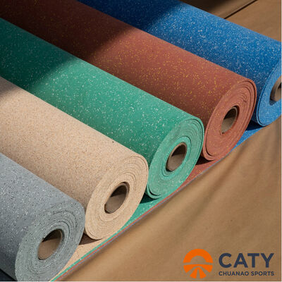 미끄럼 방지 및 내마모성 EPDM 고무 롤, 상업용 안전 보장 및 소음 흡수