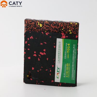 체육관 및 피트니스 스튜디오에 대한 EPDM 컬러-닷과 함께 내구성 있고 탄력적인 프리미엄 고무 타일
