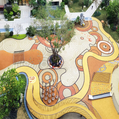 고밀도 EPDM 바닥재 바인더 어린이 놀이 공간 레크리에이션 놀이터 경주 트랙