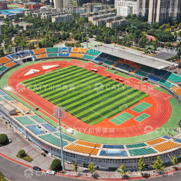 충격 흡수 및 10년 수명 보장, 세계 육상 연맹 인증 EPDM 고무 육상 트랙